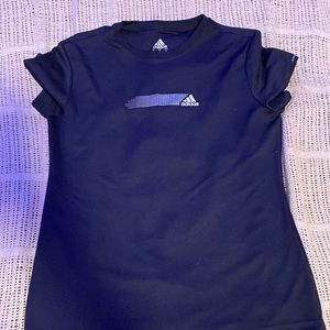 black, adidas, t-shirt